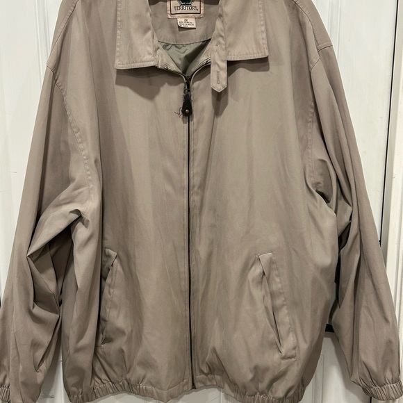 Northwest Territory Other - Vintage Jacket Northwest Territory Men 2XL Beige Zip Collared Softshell Lined
